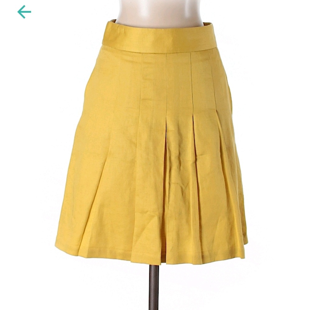 Banana Republic Yellow Skirt